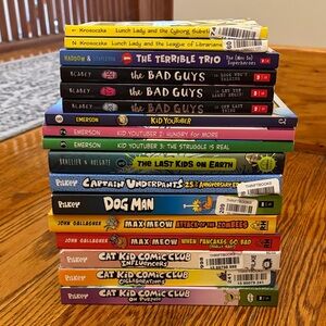 Children's Book Collection with Vibrant Covers